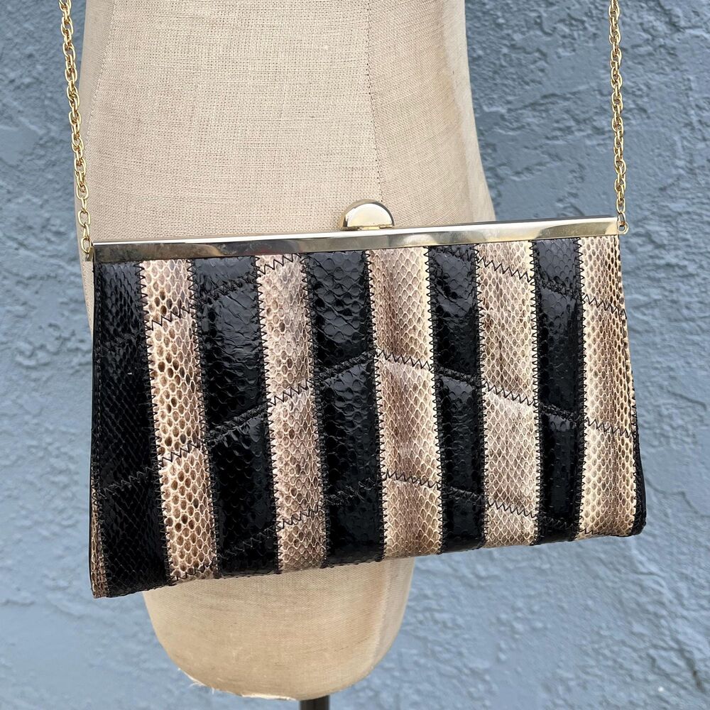 Snakeskin Purse Made in Spain shoulder bag - Picture 5 of 8